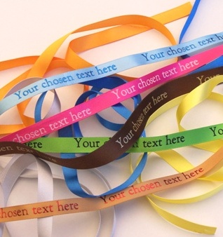 personalised ribbon for your projects